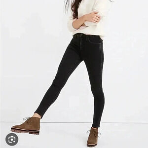 Madewell 10" High Rise Skinny Skinny Jeans Black Size 25